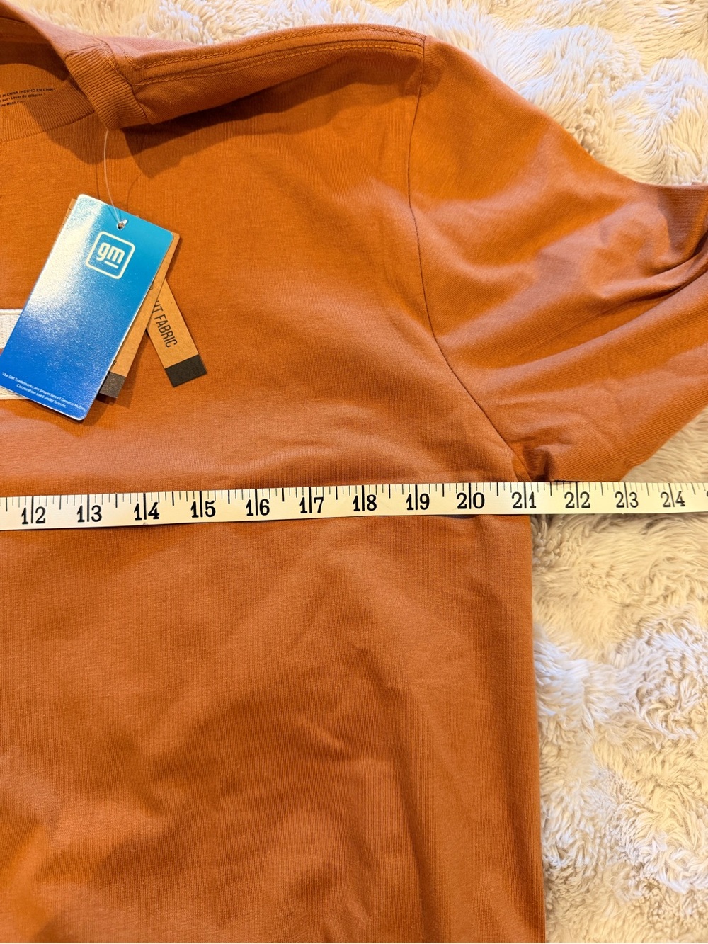 Embroidered Chevy Blazer Graphic Tee - Rust Orange - Picture 3 of 7